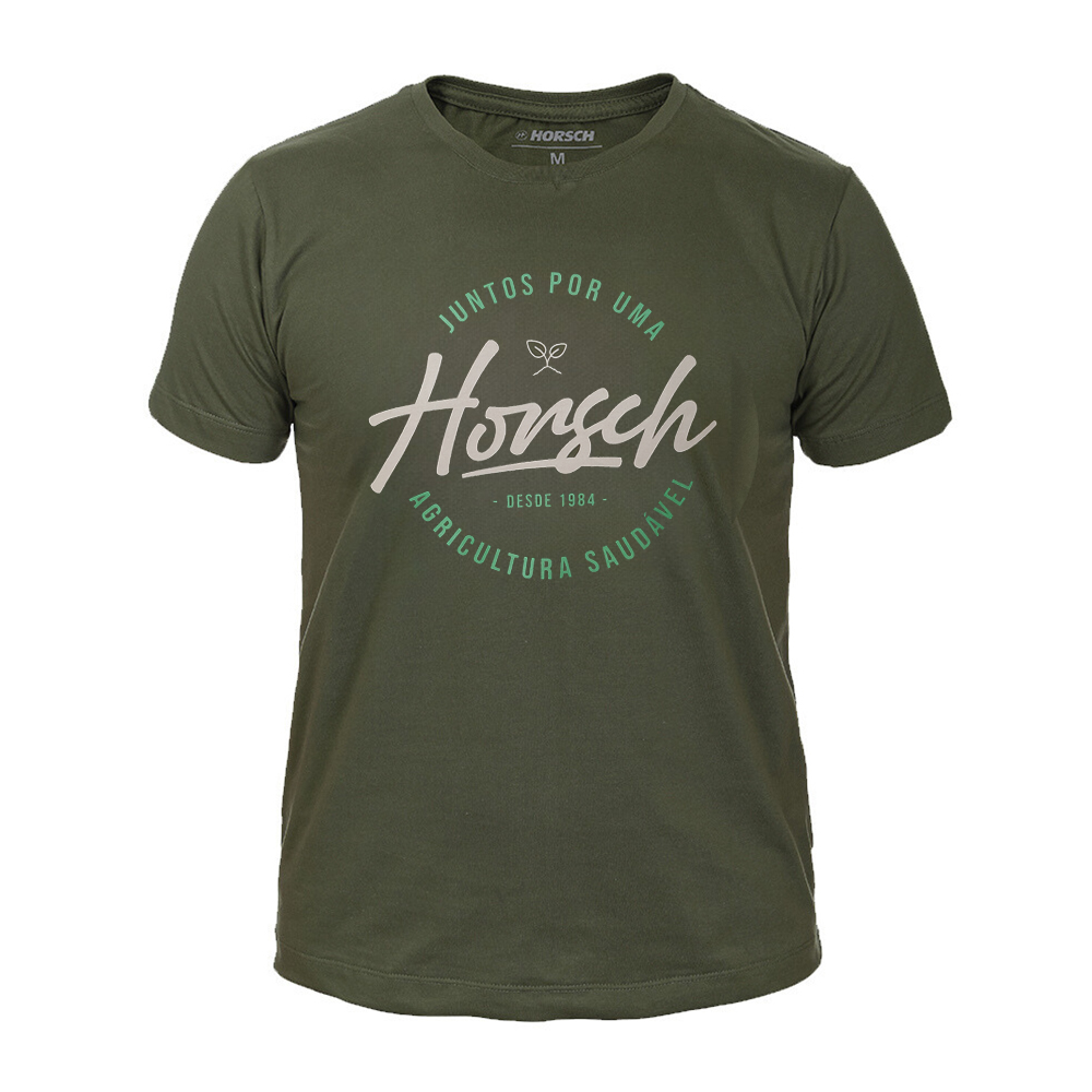 Camiseta Masculina Retro Verde