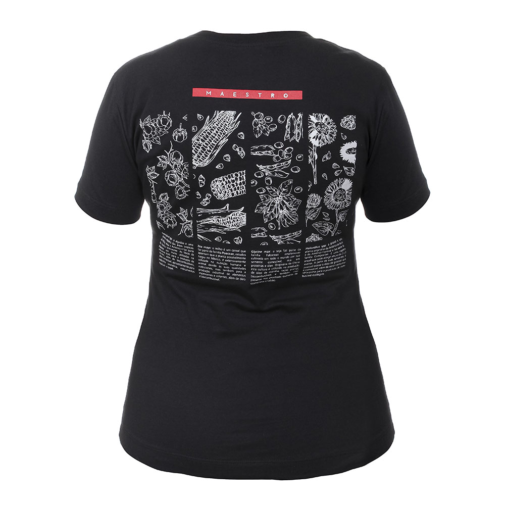 Camiseta Feminina Culturas Preta