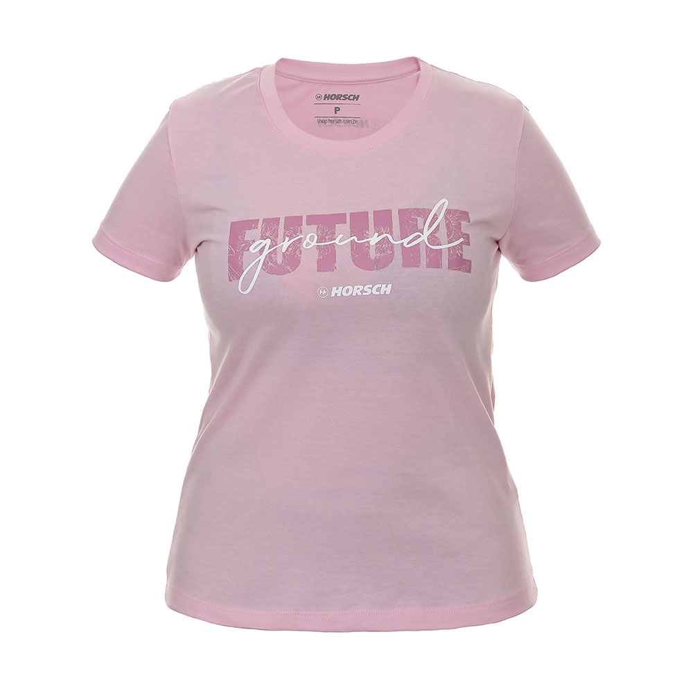 Camiseta Feminina Future Rosa Claro