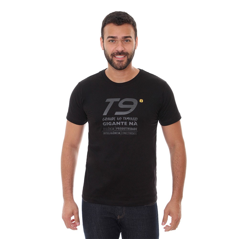 Camiseta Masculina T9 - Preta
