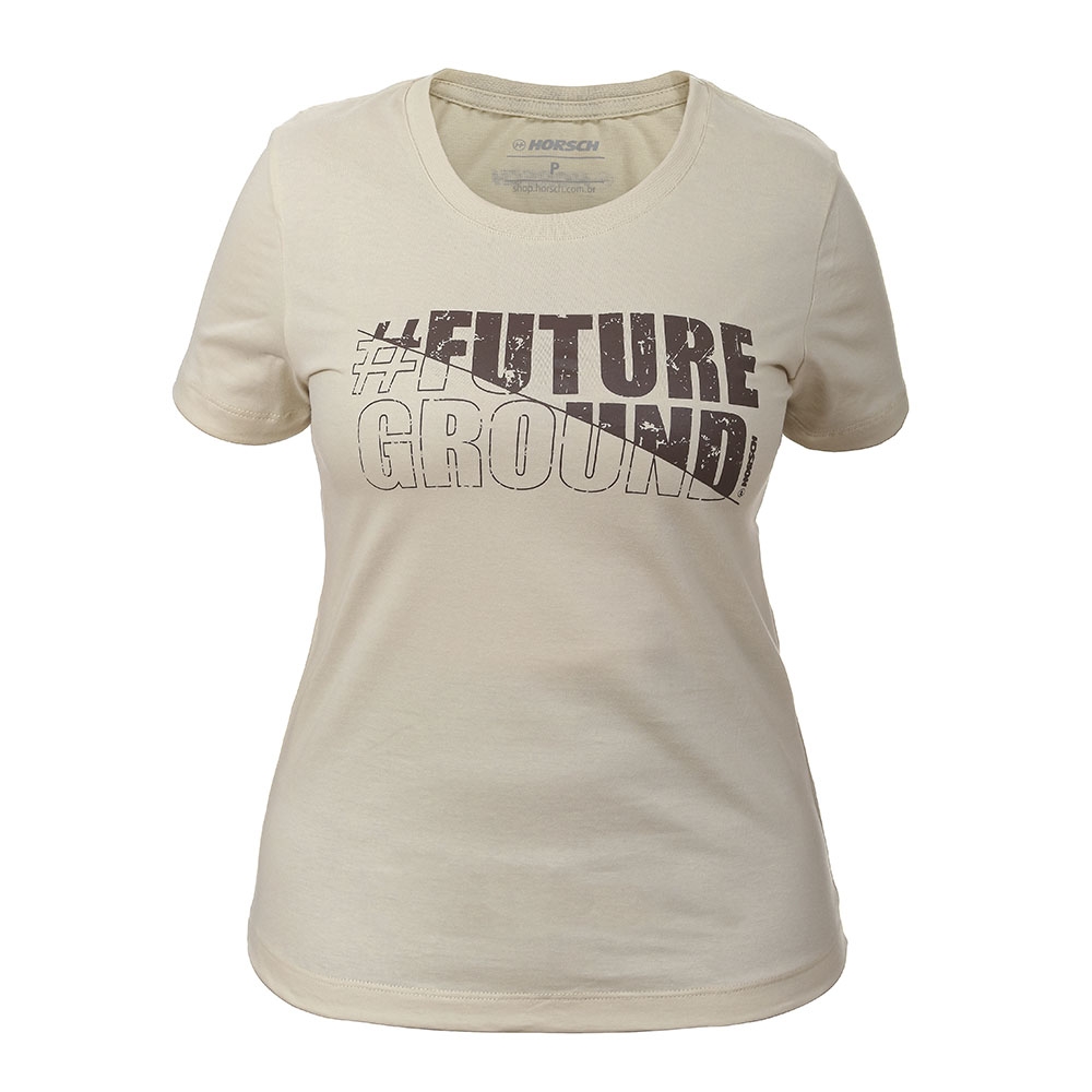 Camiseta Feminina Future Ground Bege