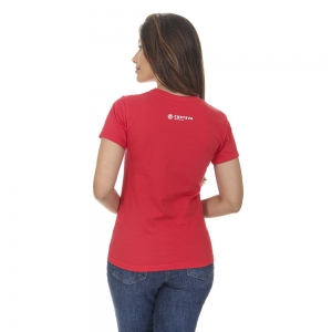 Camiseta Feminina Vermelho Pioneer®