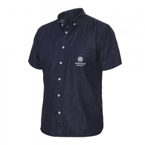 Camisa Jeans Masculina MC Corteva