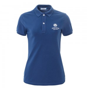 Polo Feminina #CanaÉCorteva - Azul