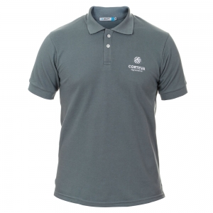 Polo Masculina Cinza Corteva