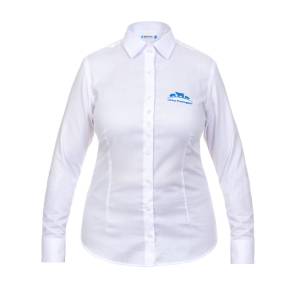 Camisa Social Feminina Branca Pastagem