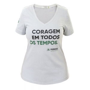 Camiseta Feminina Cinza Pioneer®