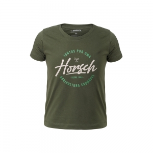 Camiseta Infantil Bremen Verde Militar