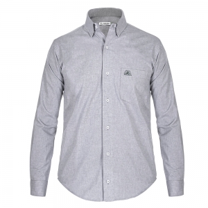 Camisa Social Masculina Cinza Pioneer®