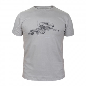 Camiseta Masculina Evolution Cinza Claro