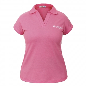 Polo Feminina Rosa Corteva