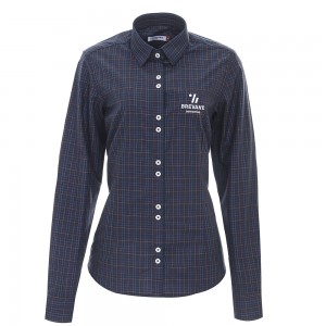 Camisa Xadrez Azul Feminina Brevant® Sementes