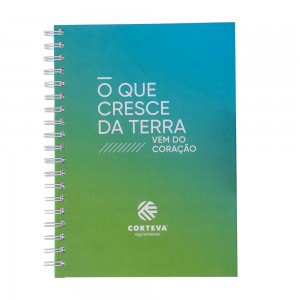 Caderno capa dura Corteva