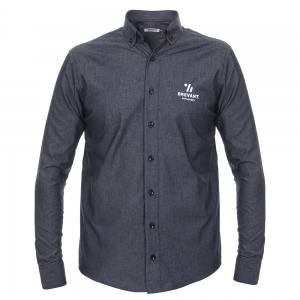 Camisa Jeans Masculina Brevant® Sementes