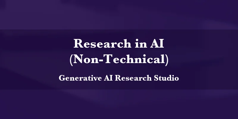 Generative AI Research Studio