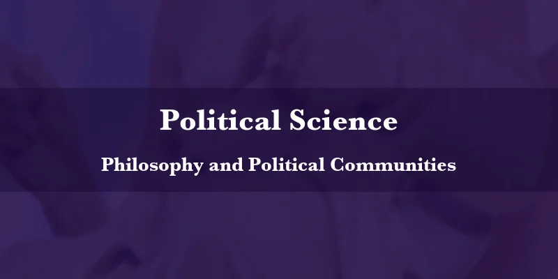 Philosophy and Political Communities