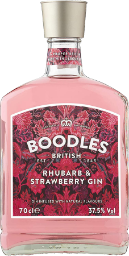 boodles rhubarb & strawberry gin