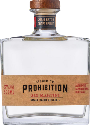 prohibition small batch gin martini