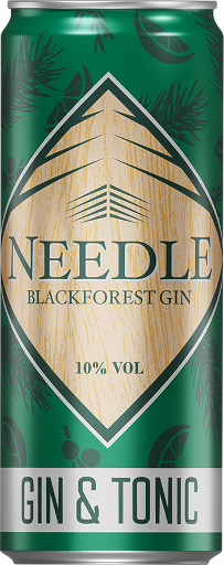 alcohol 40% - Dry Distilled Needle Black Gin GINferno Forest with