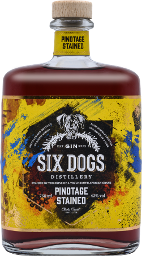 six dogs pinotage stained gin