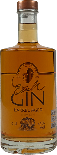 Erich Barrelaged alcohol 43% with Gin - GINferno