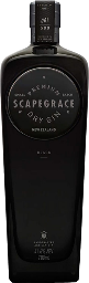 scapegrace premium dry gin black 