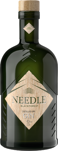 Needle Black Forest Distilled Dry Gin GINferno alcohol with - 40