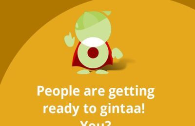 People are getting ready to gintaa! you?