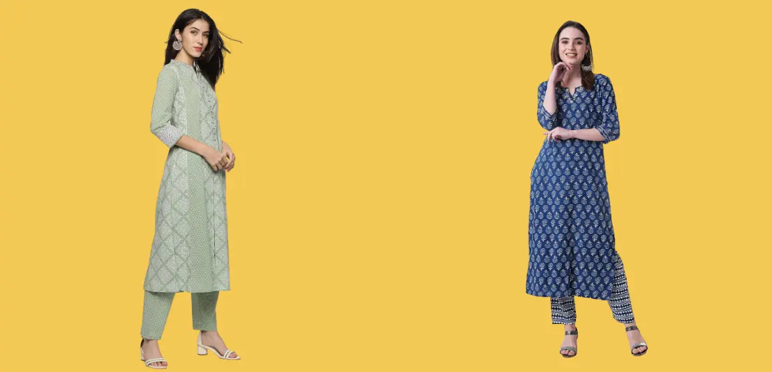 Kurti and Palazzo Pants