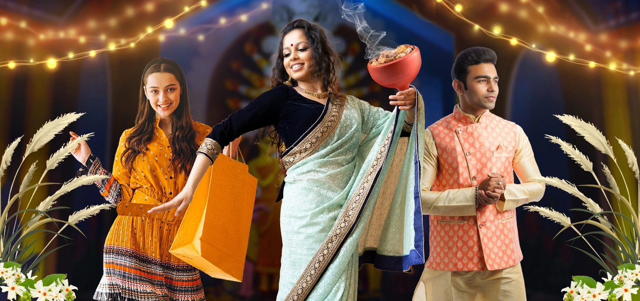 Outfit Inspirations From Bollywood Divas For Durga Puja