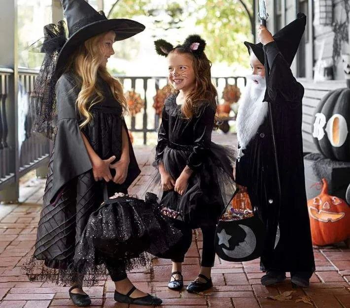 Halloween Witch and Wizard Costume