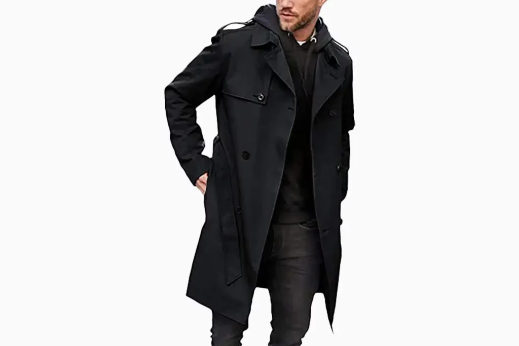 classy trench coat for men