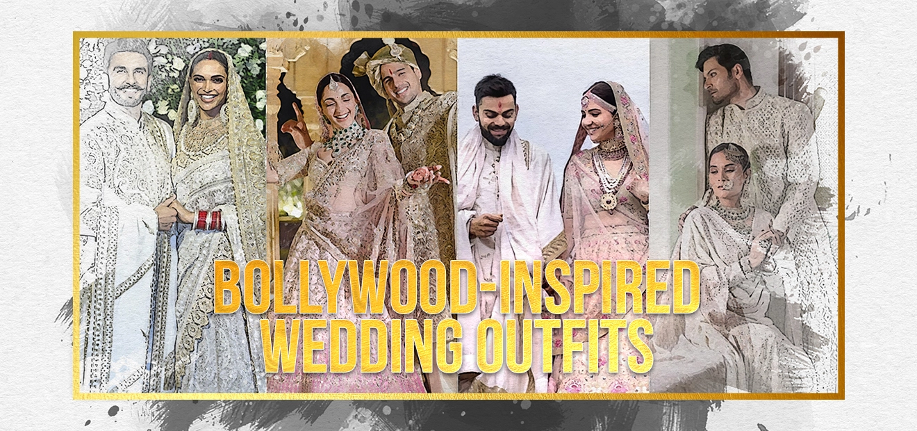 Bollywood-Inspired Wedding Outfits for Couples from Top 10 Celebrities