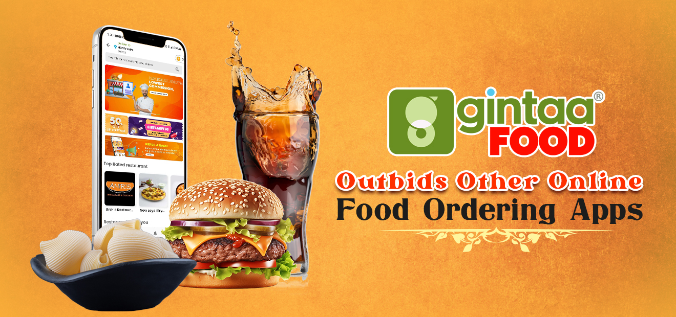 gintaa food: Outbids Other Online Food Ordering Apps