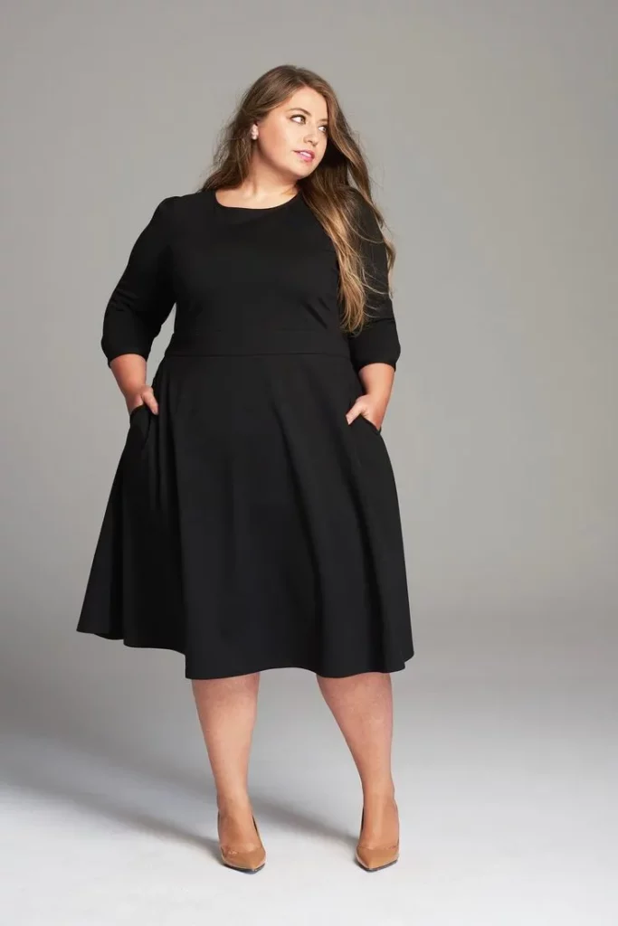 Black Plus Size Dresses for Women- The Classic LBD
