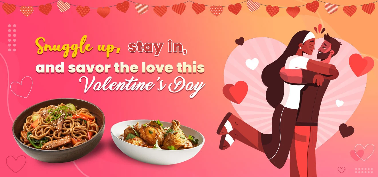 Order Food Online on Valentine’s Day