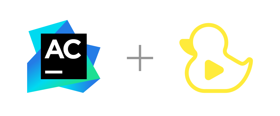 AppCode and GitDuck logos