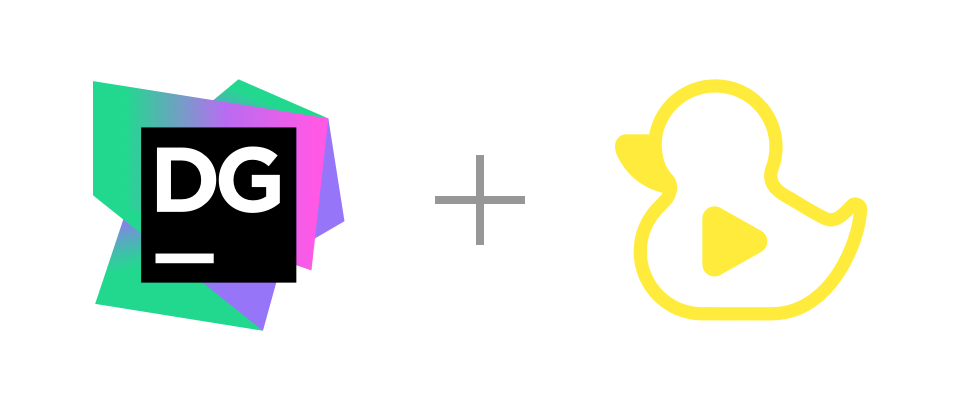 DataGrip and GitDuck logos