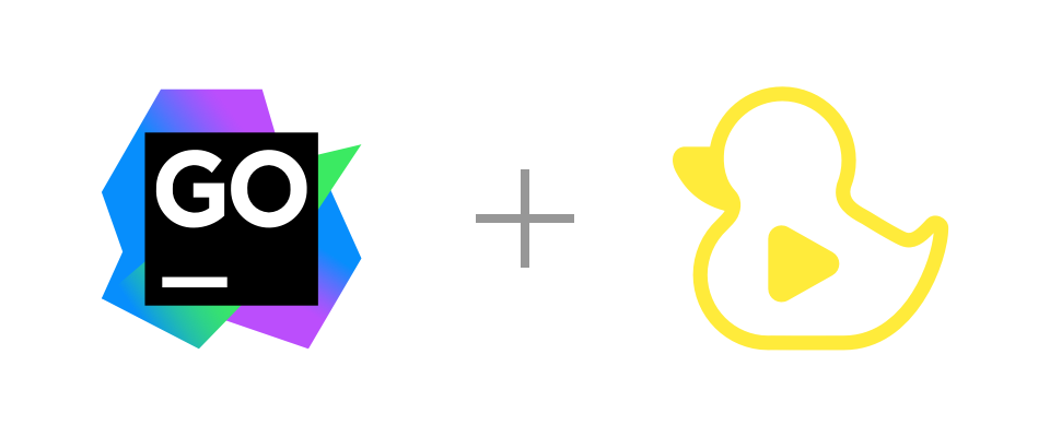 GoLand and GitDuck logos