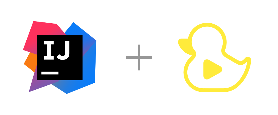IntelliJ and GitDuck logos