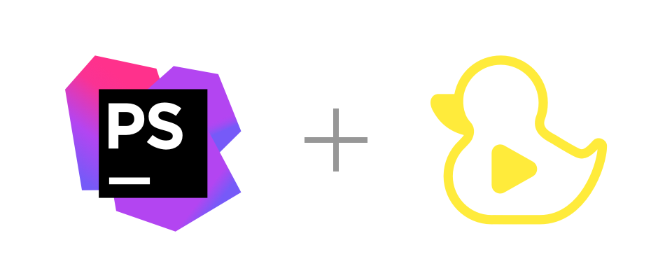 PhpStorm and GitDuck logos