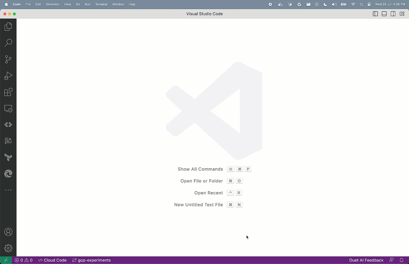 Importing Custom Applications into Cloud Code