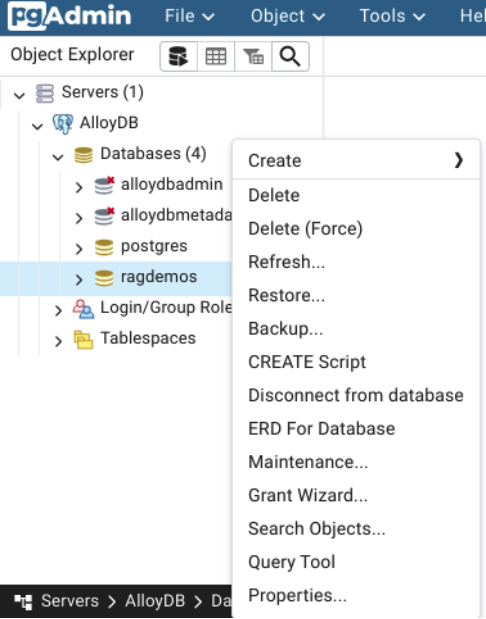 Query Tool Query Tool