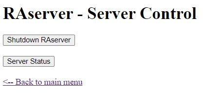 Server Control