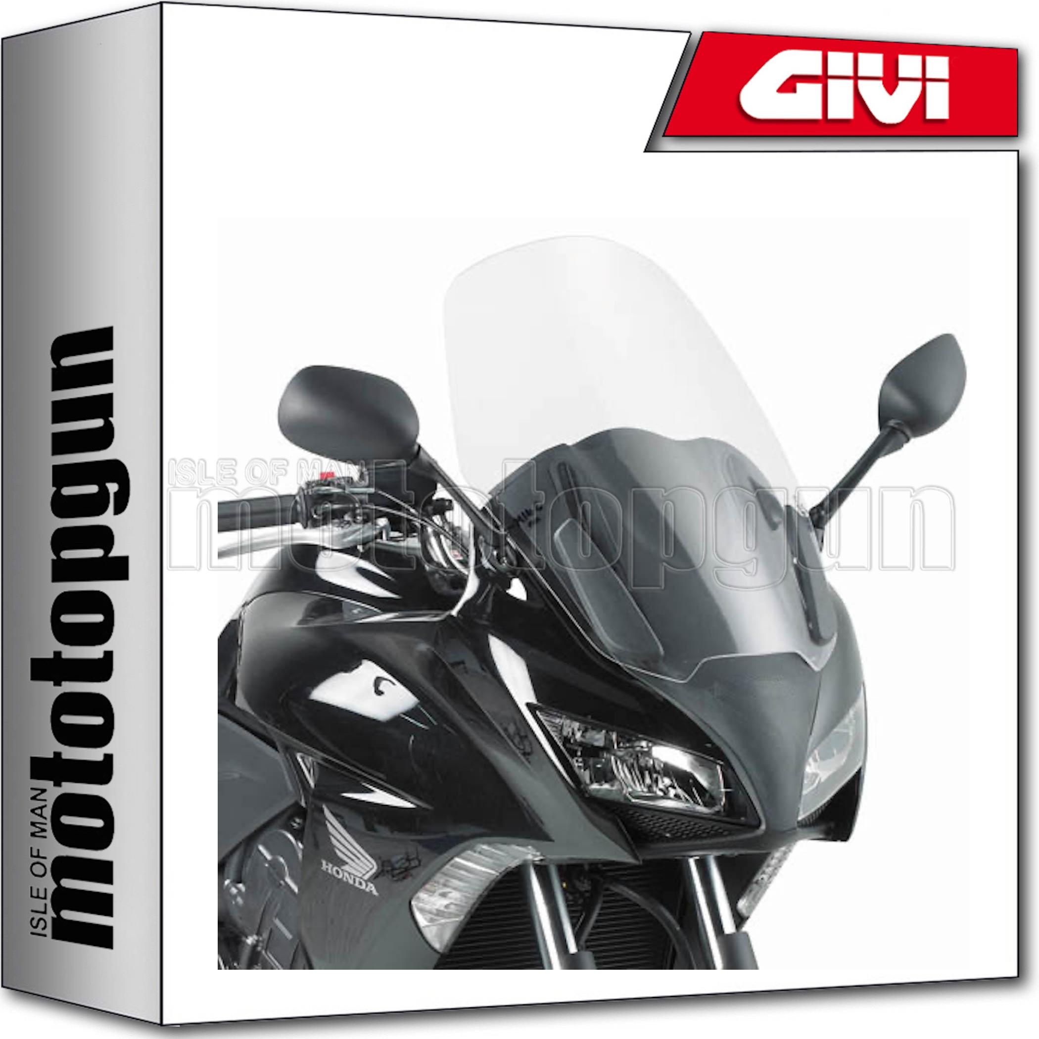 Cupolino GIVI D320ST Trasparente - Compatibile Con Honda CBF 1000 / ST 2010-2014, Made In Italy, 2 Anni Garanzia