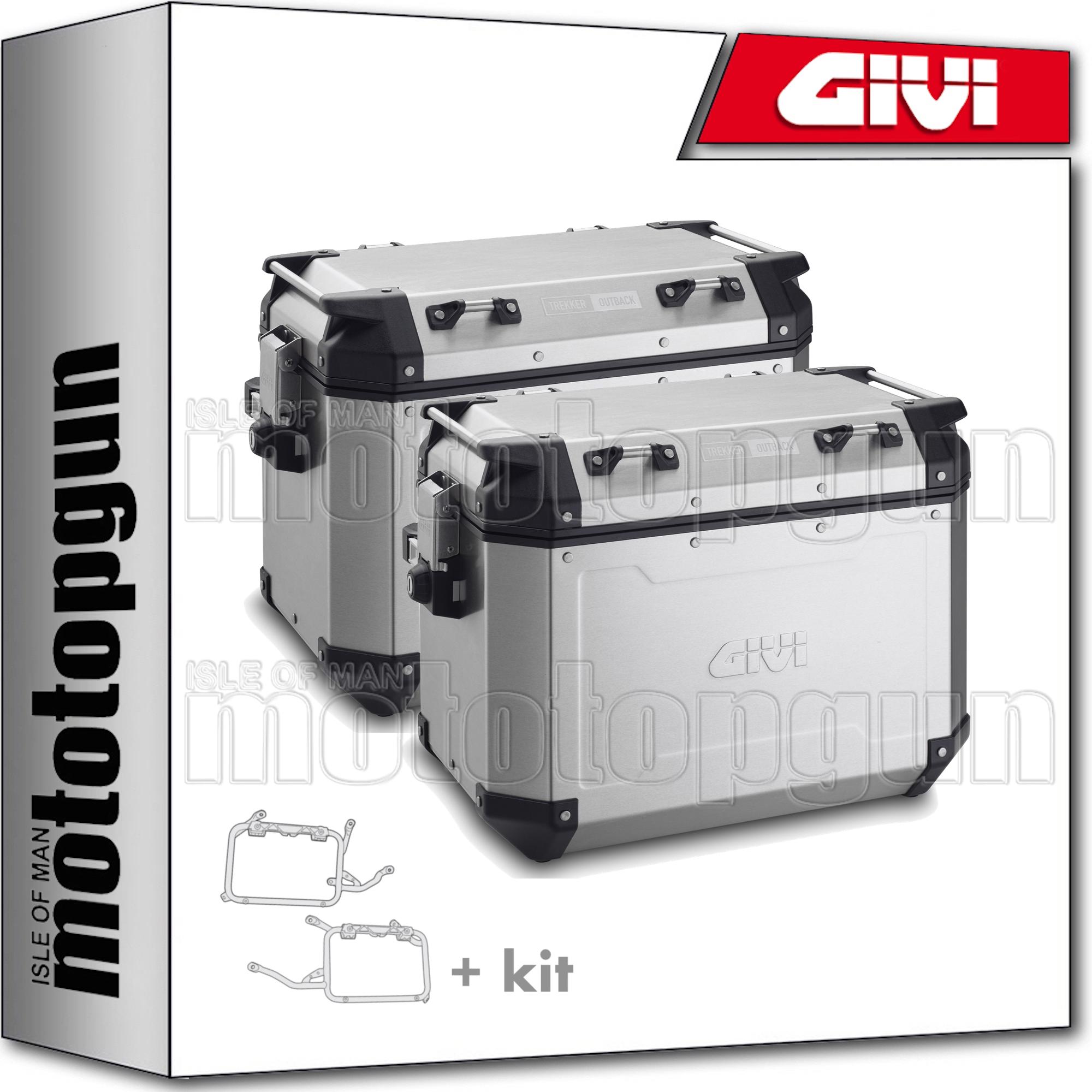 GIVI SIDE CASE + OBKN48A MONOKEY TREKKER OUTBACK TRIUMPH TIGER 800 XR 2015  15