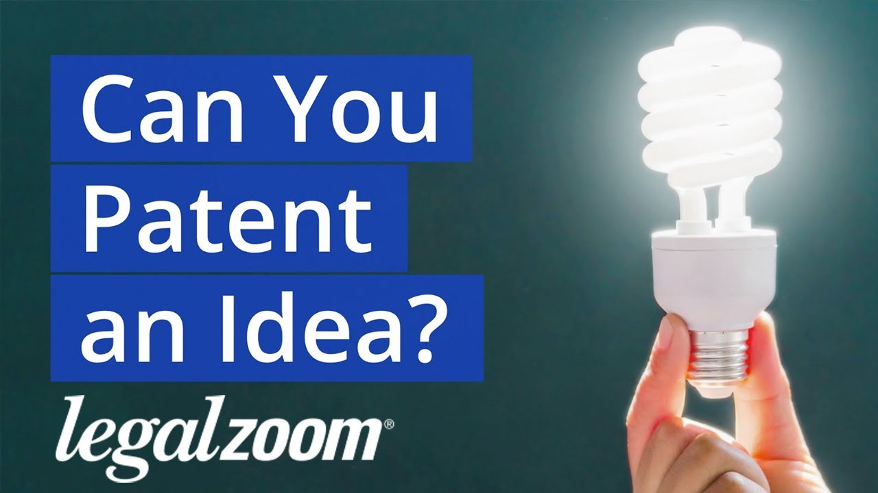"Can you patent an idea? Here's what you need to know"