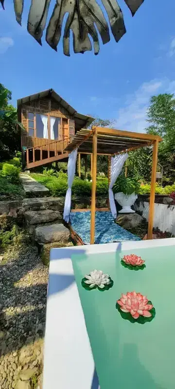 Glamping La Guarida eco-cabaña