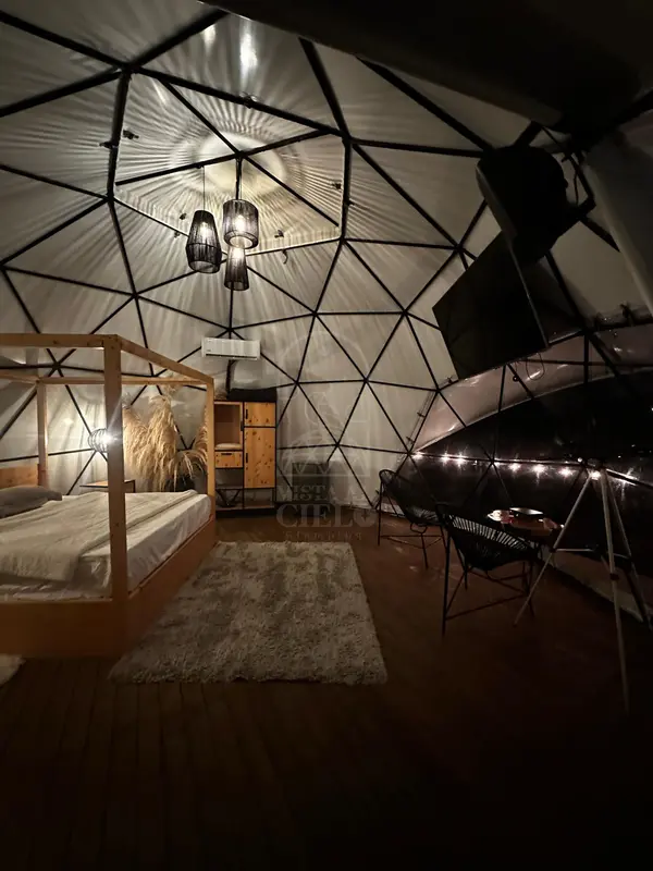 Glamping Domo Aqua Vista al cielo 