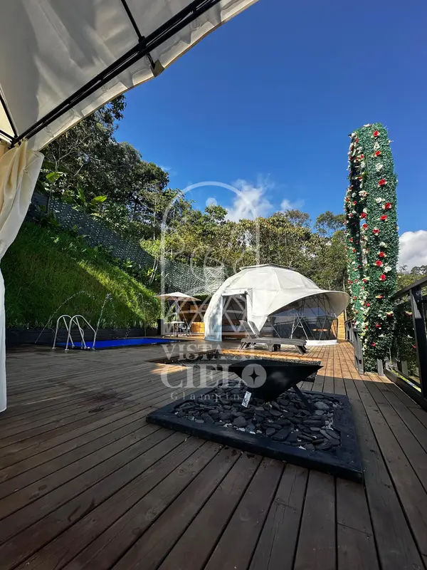 Glamping Domo cielo Vista al cielo
